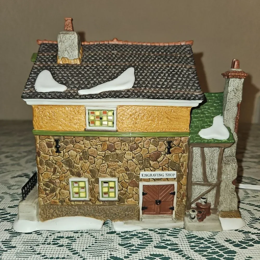 Department 56 Lighted Festive Christmas Card Shop